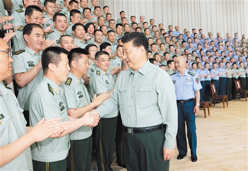 习近平在视察空军某基地时强调  牢记初心使命 提高打赢能力 以优异成绩庆祝新中国成立70周年 