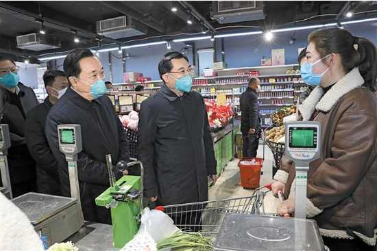 胡和平在西安市检查新型冠状病毒感染的肺炎疫情防控工作时强调 坚决遏制疫情蔓延坚决打赢疫情防控阻击战 全力以赴守护社会大局稳定和人民幸福安康