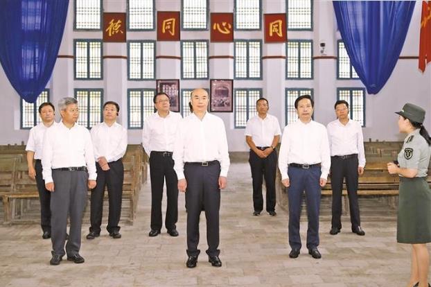 刘国中赵一德在延安调研时强调 弘扬延安精神 传承红色基因 奋力谱写陕西新时代追赶超越新篇章 