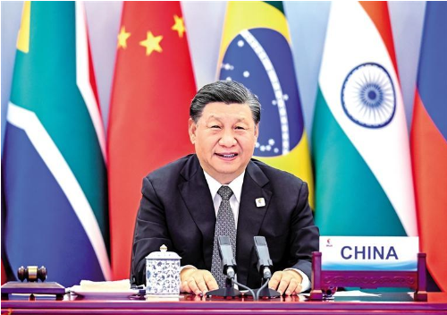 金砖国家领导人第十四次会晤举行  习近平主持会晤并发表重要讲话 强调构建更加全面、紧密、务实、包容的高质量伙伴关系 开启金砖合作新征程