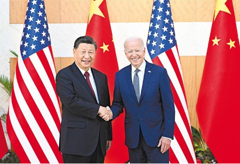 习近平同美国总统拜登在巴厘岛举行会晤 