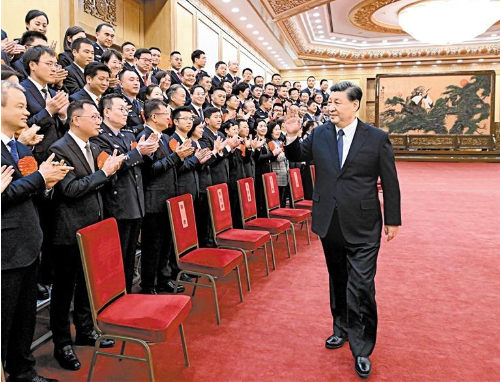 习近平会见全国“枫桥式工作法”入选单位代表  蔡奇李希参加会见