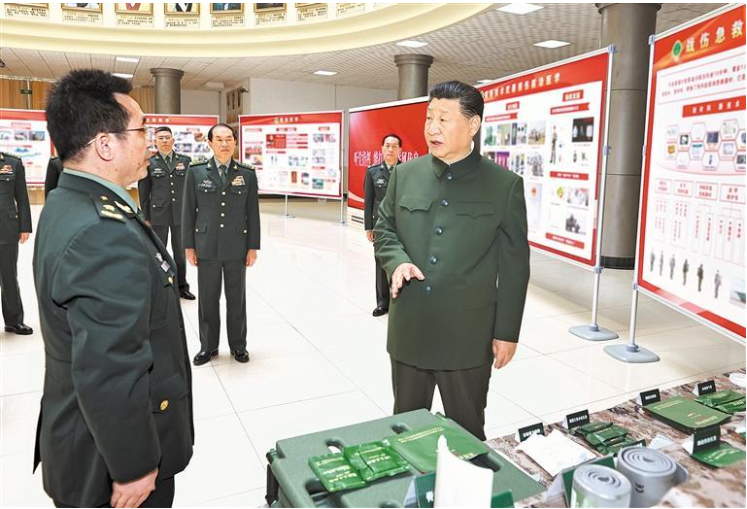 习近平在视察陆军军医大学时强调  面向战场面向部队面向未来 努力建设世界一流军医大学