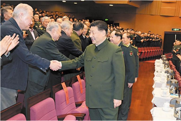 中央军委举行慰问驻京部队老干部迎新春文艺演出  习近平向全军老同志祝贺新春