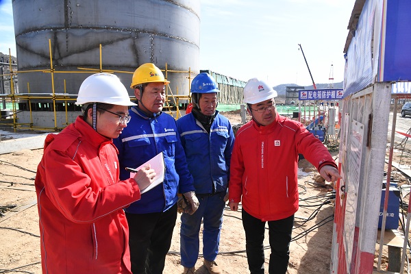 延长气田采气四厂中区南部产能建设项目复工忙