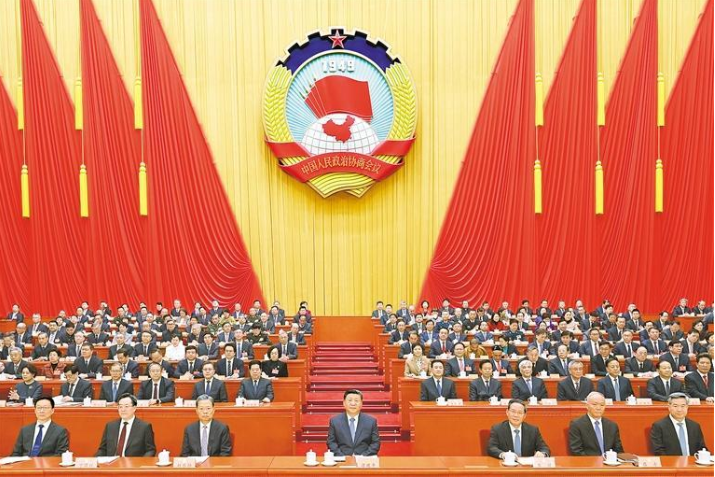 全国政协十四届三次会议在京开幕  习近平李强赵乐际蔡奇丁薛祥李希韩正到会祝贺  王沪宁作政协常委会工作报告 石泰峰主持 蒋作君作提案工作情况报告