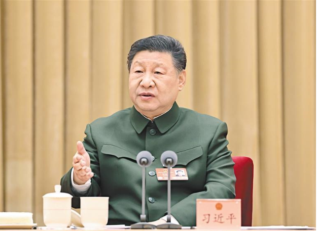 习近平在出席解放军和武警部队代表团全体会议时强调 落实高质量发展要求 实现我军建设“十四五”规划圆满收官 