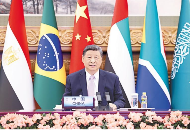 习近平出席金砖国家领导人线上峰会并发表重要讲话 
